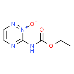 Carbamic acid,(2-oxido-1,2,4-triazin-3-yl)-,ethyl ester (9CI) Structure