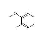 2,6-diiodoanisole Structure