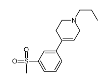 4-[3-(Methylsulfonyl)phenyl]-1-propyl-1,2,3,6-tetrahydro-pyridine Structure