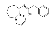 2-phenyl-N-(6,7,8,9-tetrahydro-5H-benzo[7]annulen-5-yl)acetamide结构式