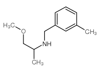 (2-METHOXY-1-METHYL-ETHYL)-(3-METHYL-BENZYL)-AMINE structure