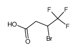 3-bromo-4,4,4-trifluoro-butyric acid Structure