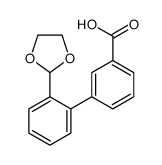 2-(1,3-Dioxolan-2-yl)biphenyl-3-carboxylic acid Structure