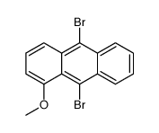 9,10-dibromo-1-methoxyanthracene Structure