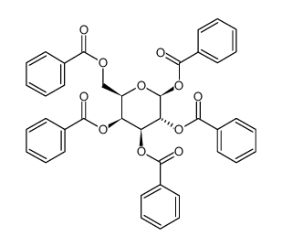 1,2,3,4,6-PENTA-O-BENZOYL-β-D-GALACTOSE结构式