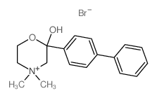 4,4-dimethyl-2-(4-phenylphenyl)-1-oxa-4-azoniacyclohexan-2-ol structure