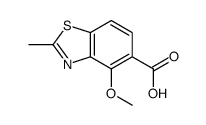 4-methoxy-2-methyl-1,3-benzothiazole-5-carboxylic acid结构式