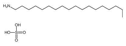 octadecan-1-amine,sulfuric acid Structure