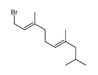 1-bromo-3,7,9-trimethyldeca-2,6-diene Structure