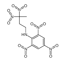 N-(3,3-dinitrobutyl)-2,4,6-trinitroaniline结构式