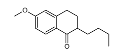 2-Butyl-6-methoxy-3,4-dihydro-1(2H)-naphthalenone结构式