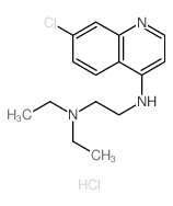 N-(7-chloroquinolin-4-yl)-N,N-diethyl-ethane-1,2-diamine结构式