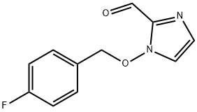 1-[(4-fluorobenzyl)oxy]-1h-imidazole-2-carbaldehyde结构式