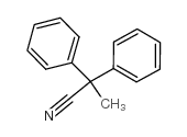 2,2-二苯基丙腈结构式