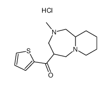 (2-methyl-decahydro-pyrido[1,2-a][1,4]diazepin-4-yl)-thiophen-2-yl-methanone, dihydrochloride Structure