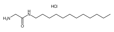 glycine n-dodecylamide hydrochloride结构式