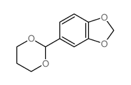 5-(1,3-dioxan-2-yl)benzo[1,3]dioxole结构式