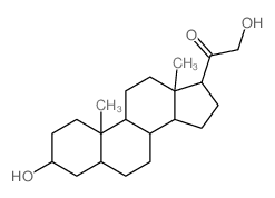 3alpha,21-二羟基-5alpha-孕甾-20-酮图片