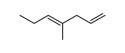 4-methyl-1,4-heptadiene结构式