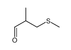 2-methyl-3-(methylthio)propionaldehyde structure