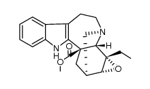 ent-3β,4-epoxy-(4βH)-ibogamine-18-carboxylic acid methyl ester Structure