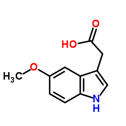 5-Methoxy-3-indoleaceate Structure