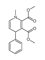 1-methyl-4-phenyl-1,4-dihydro-pyridine-2,3-dicarboxylic acid dimethyl ester Structure