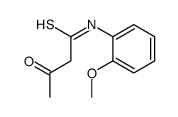 N-(2-methoxyphenyl)-3-oxobutanethioamide Structure