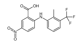 Benzoic acid,2-[[2-methyl-3-(trifluoromethyl)phenyl]amino]-5-nitro-结构式