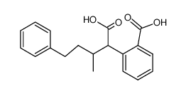 2-<2-Carboxy-phenyl>-3-methyl-5-phenyl-pentansaeure结构式