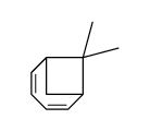 7,7-dimethylbicyclo[4.1.1]octa-2,4-diene Structure