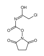 (2,5-dioxopyrrolidin-1-yl) N-(2-chloroacetyl)carbamate Structure