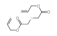 ACETIC ACID, THIODI-, DIALLYL ESTER structure