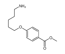 methyl 4-(5-aminopentoxy)benzoate结构式