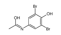 N-(3,5-dibromo-4-hydroxyphenyl)acetamide结构式