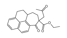 ethyl 9-oxo-8-(2-oxopropyl)-5,5a,6,7,8,9-hexahydro-4H-cyclohepta[cd]phenalene-8-carboxylate Structure