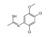 N-(2,4-dichloro-5-methoxyphenyl)ethanethioamide Structure