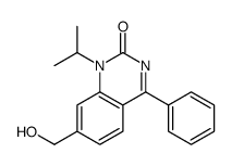 7-(hydroxymethyl)-4-phenyl-1-propan-2-ylquinazolin-2-one Structure