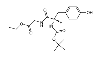 Boc-L-Tyr-Gly-OEt结构式