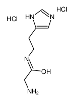 2-amino-N-[2-(1H-imidazol-5-yl)ethyl]acetamide,dihydrochloride Structure