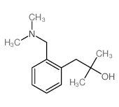 1-[2-(dimethylaminomethyl)phenyl]-2-methyl-propan-2-ol结构式