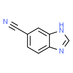 1H-Benzimidazole-6-carbonitrile(9CI)结构式