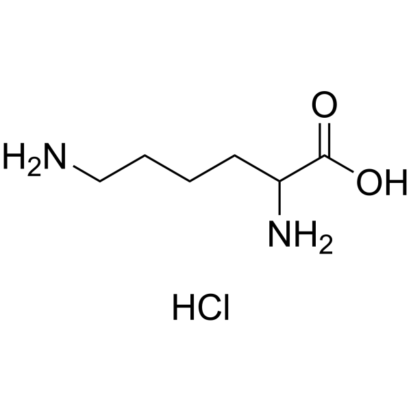 DL-赖氨酸盐酸盐结构式