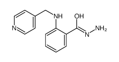 2-(pyridin-4-ylmethylamino)benzohydrazide结构式