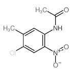 N-(4-chloro-5-methyl-2-nitro-phenyl)acetamide结构式