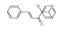 4,5-dibromo-1,5-diphenyl-pent-1-en-3-one结构式