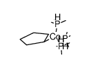 Co(cyclo-C5H8)PMe3)3 Structure