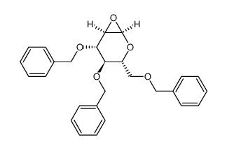 1α,2α-anhydro-3,4,6-tri-O-benzyl-D-glucopyranose Structure