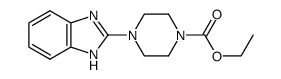 ethyl 4-(1H-benzimidazol-2-yl)piperazin-1-carboxylate Structure