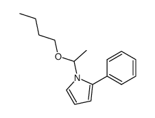 N-(α-butoxyethyl)-2-phenylpyrrole Structure